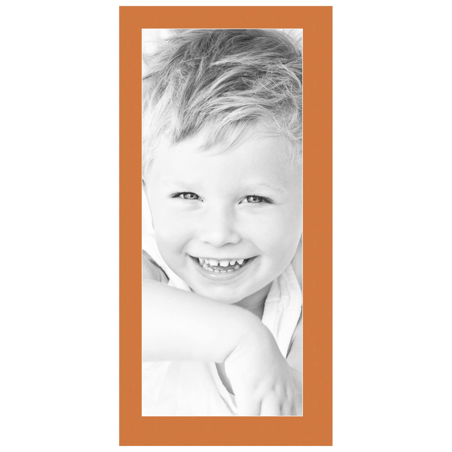 12x29 Tangerine / Octoberfest Custom Mat for Picture Frame with 8x25 opening size (Mat Only, Frame NOT Included)