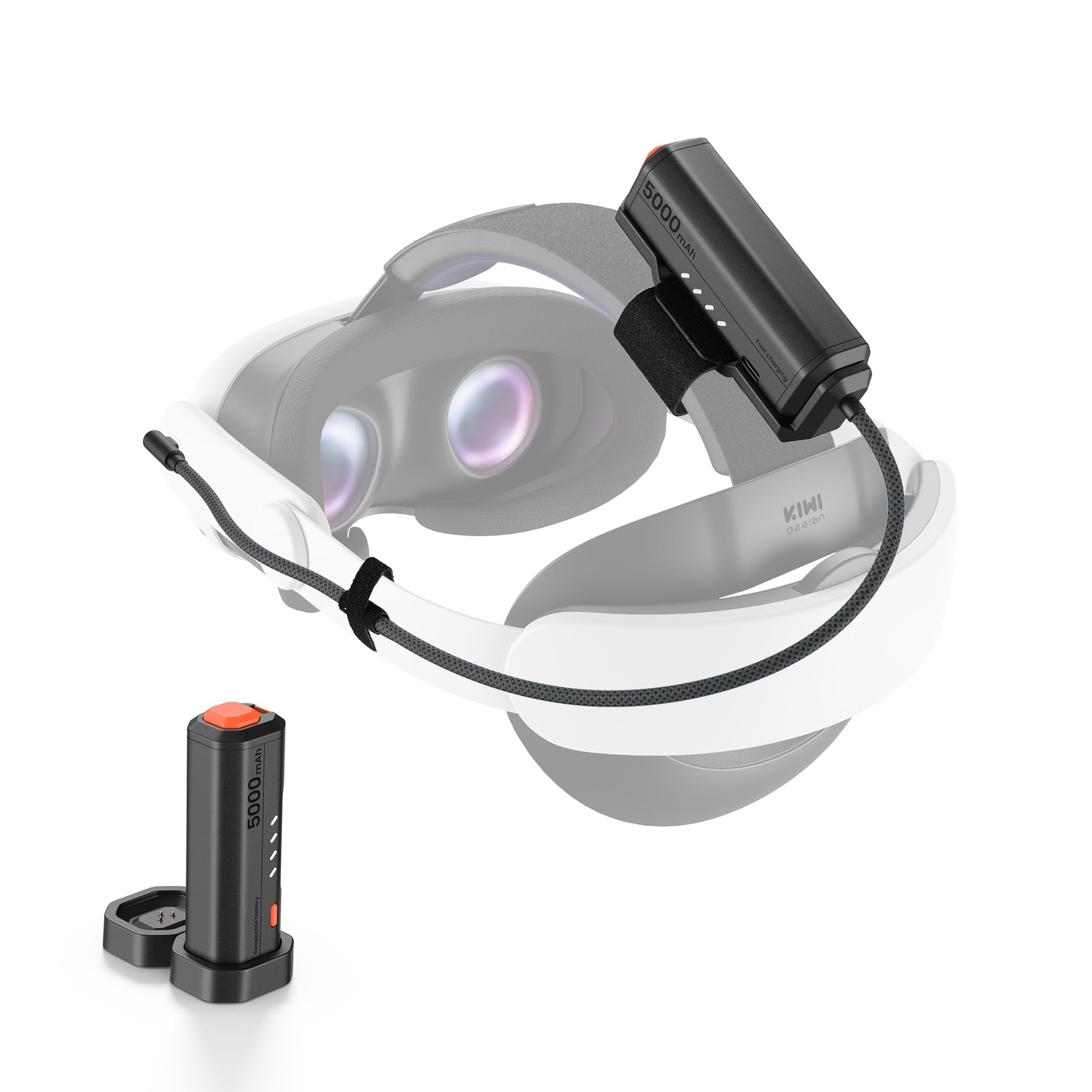 Amazon.co.jp: KIWI design モバイルバッテリー P5000 コンパクト