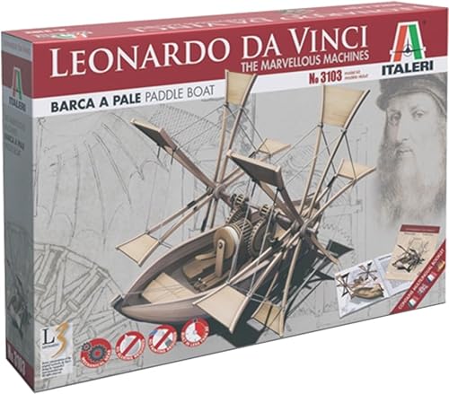 Platz ITALERI IT3103 Leonardo da Vinci Paddle Boat Plastic Model