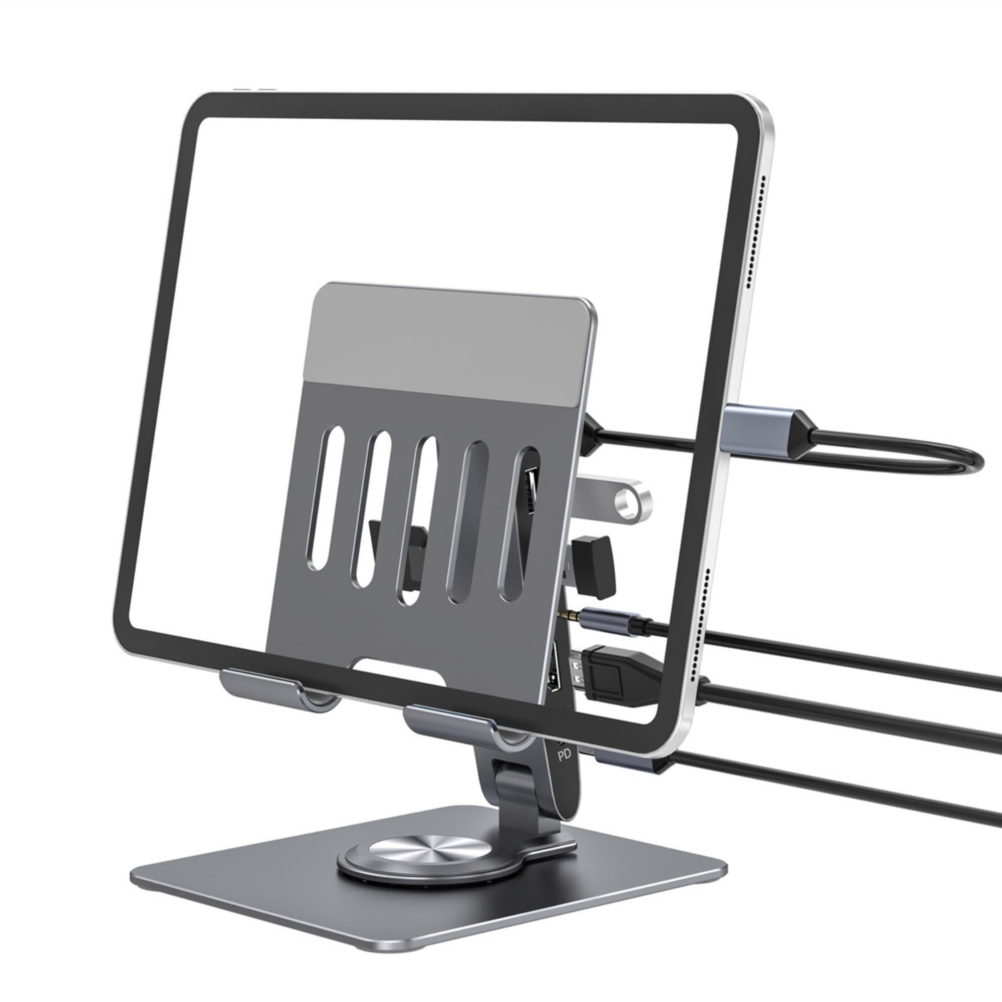 USB HUB Docking Station TABLETS Laptop PC MACBOOK, USB C, DISPLAYPORT, HDMI, 100W PD, USB 3.0/2.0, SD/TF, Audio/Micro