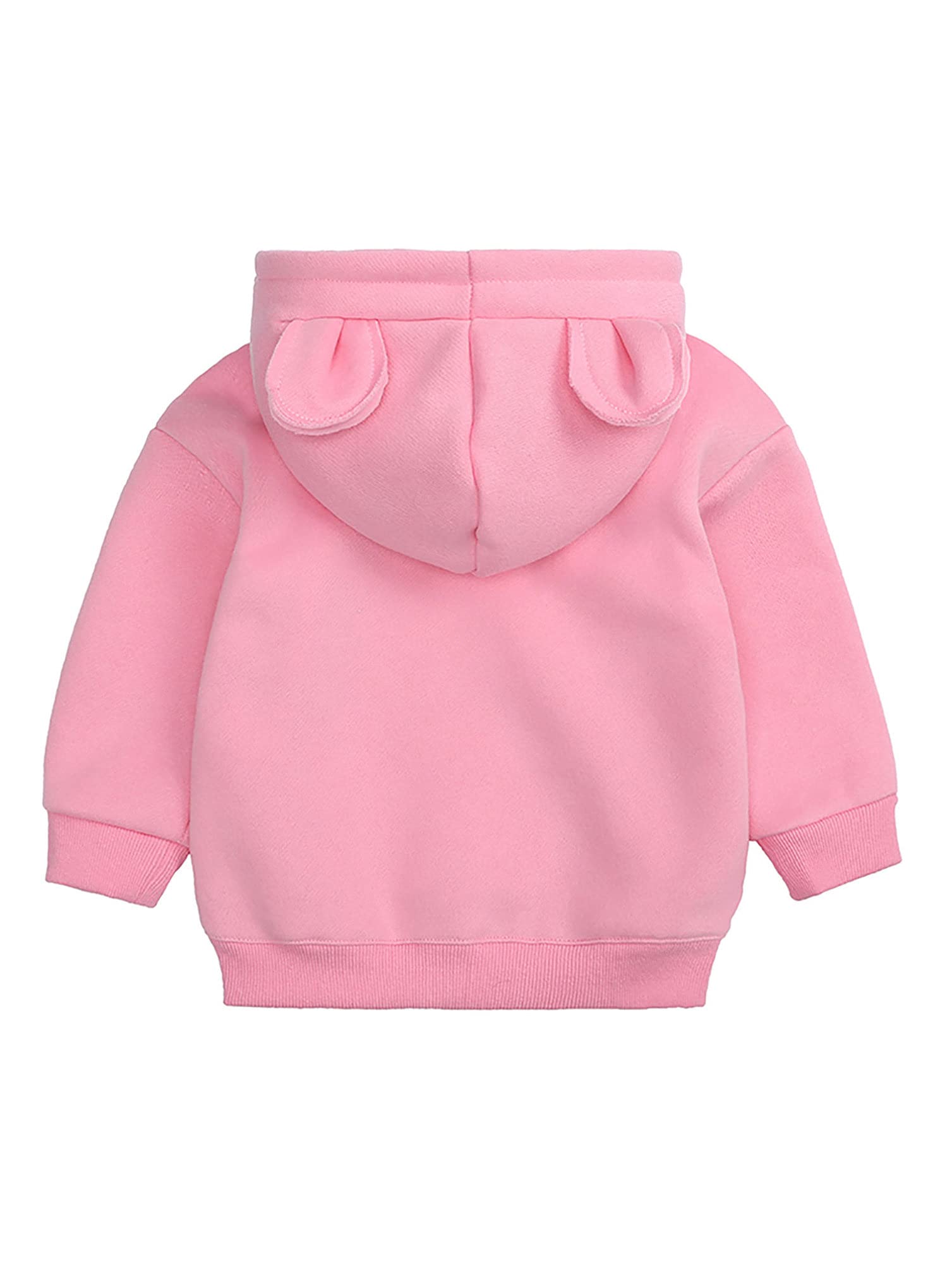 inhzoy Kinder Baby Jungen Mädchen Hoodie Sweatshirts Warme Kapuzenpullover Mit/Ohne Fleece Frühling Herbst Winter Tops