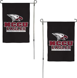 Desert Cactus North Carolina Central University NCCU Garden Flag – 19 x 12 inch Carolina Eagles Banner, For Outdoor Display and Events (Design A)
