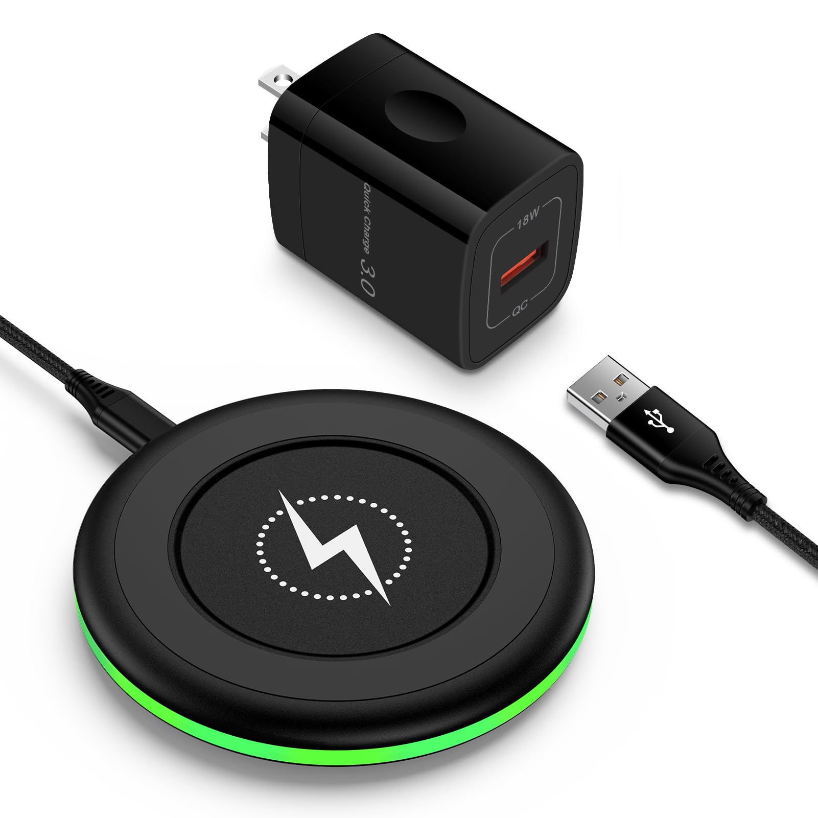 for Samsung S26 Ultra Wireless Charger Fast Charging Pad for Galaxy S26 S26+ S25 FE Z Flip 7 Fold 7 S25 Ultra S24 FE S23 S22, 15W Android Phone