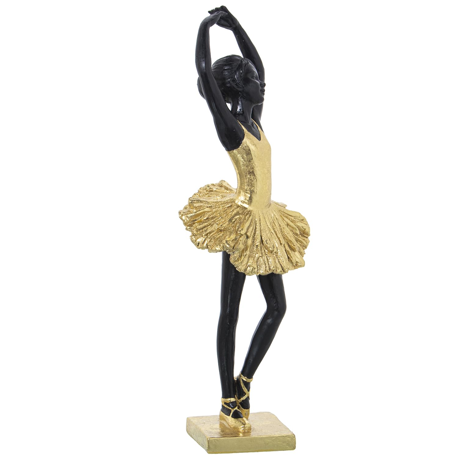 AlexandreHouse Figure Resin Bayarina Dorada/Black_10X9X30CM