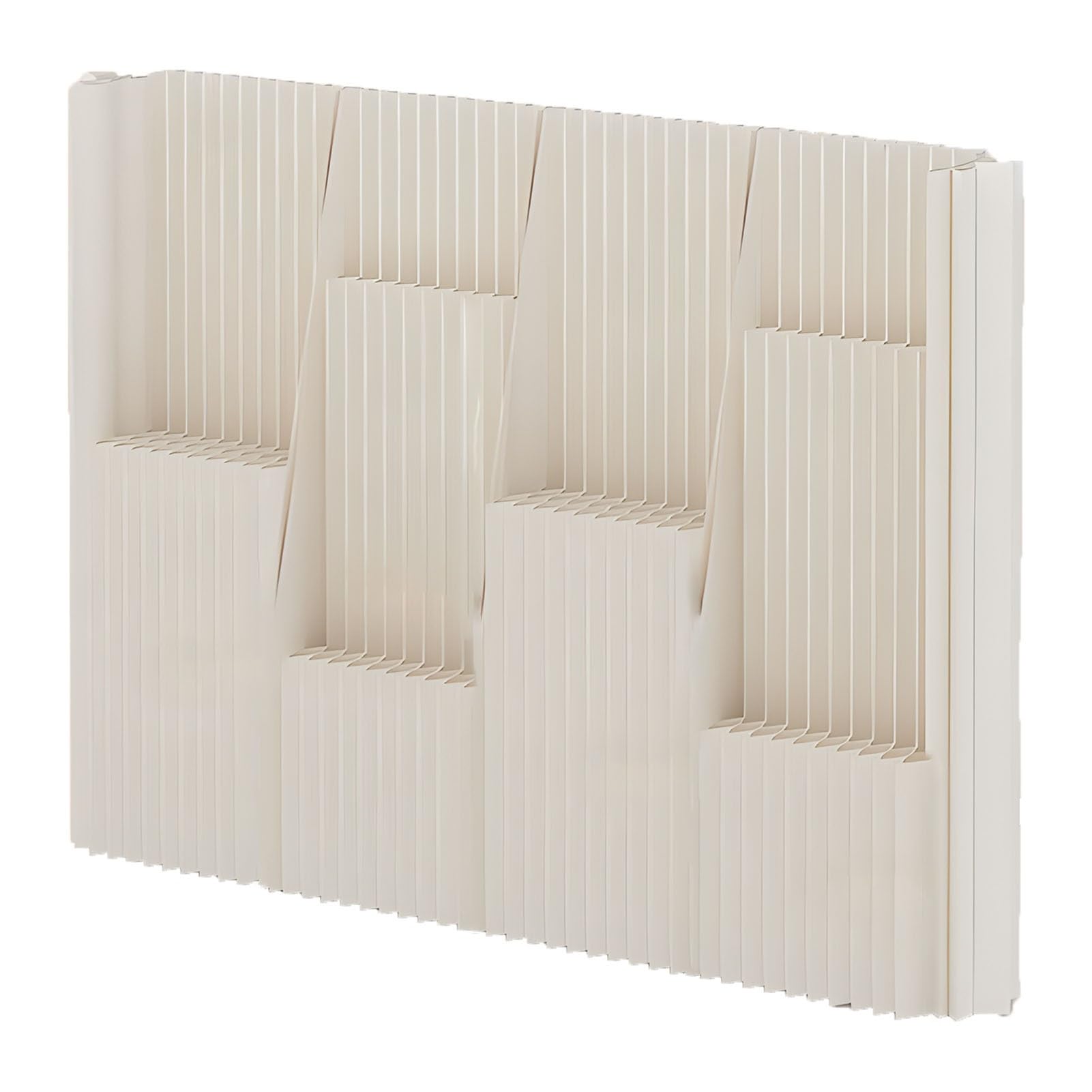 Divisorio Portatile Moderno per Ambienti - Separatore Leggero per Ambienti e Carta con ripiano portaoggetti per Studio e Zona Relax Domestica (4,98 x 1,80 m) - Soluzione Flessibile per la pr