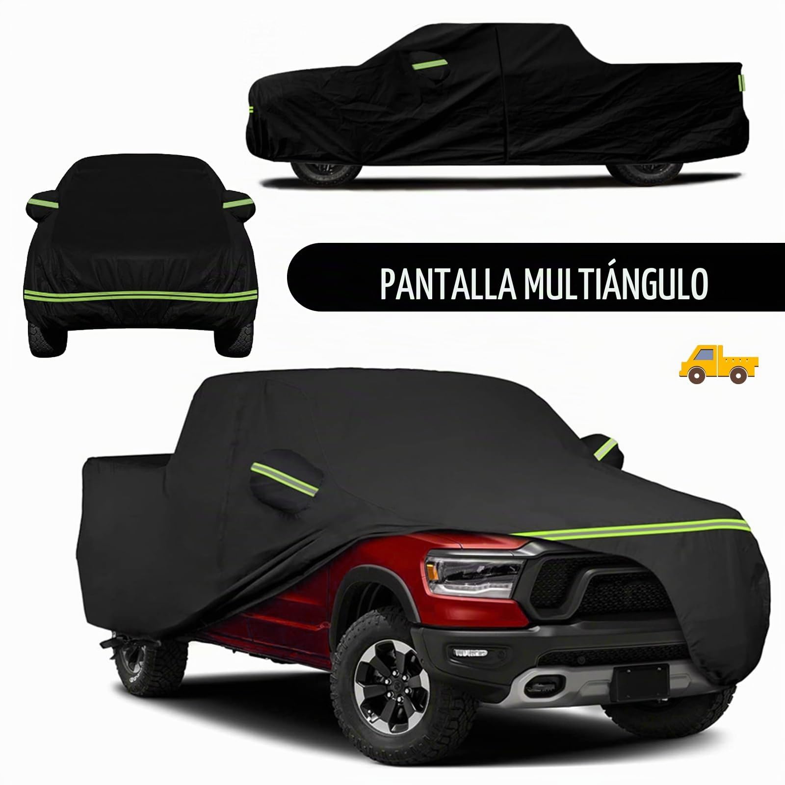 Funda para camioneta, Lona para Automóvil Reemplazo de Garaje Completo para Ford Ranger Toyota Hilux Nissan Navara Amarok 210D Cubierta Impermeable a Prueba de Polvo para Exteriores