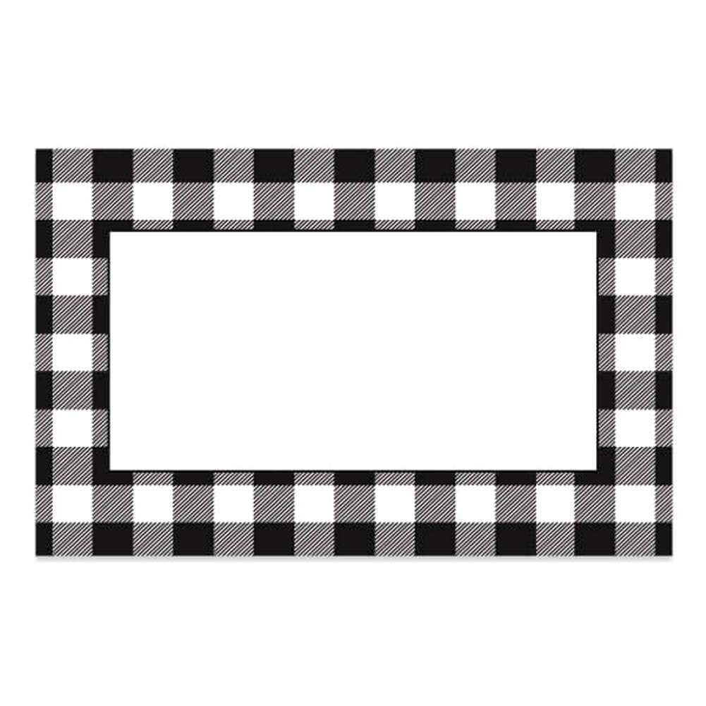 Fancy Check Border Black And White Check Border Amazon.com: Teacher Created Resources