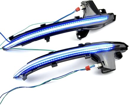 2PCS Dynamic LED Turn Signal Light Rearview Mirror Turn Signal Sequential Indicator for Audi A6 C8 4K A7 4K8 A8 D5 2018 2019