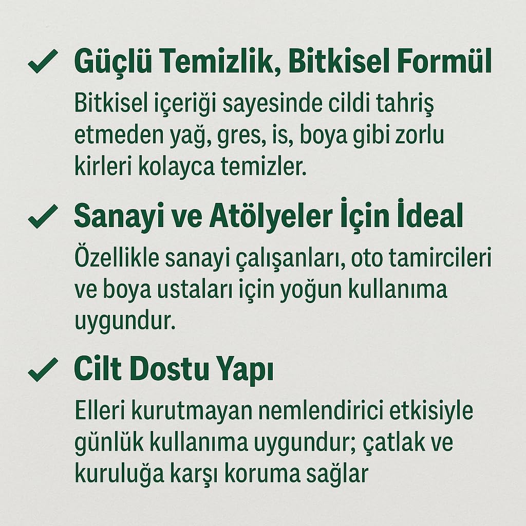 SMX Endüstriyel Bitkisel El Temizleme Kremi (9 Litre)