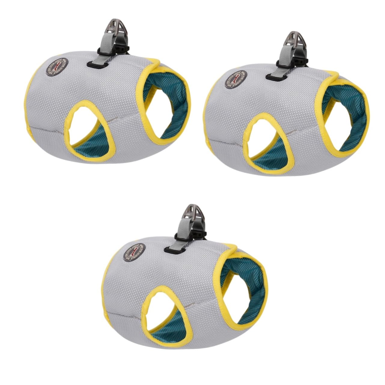 BESPORTBLE 3pezzi Gilet Rinfrescante Per Cani Di Taglia Piccola Pet Cooling Vest Per Design Traspirante e Leggero Facile Da Indossare Per Passeggiate e Attività All Aperto Materiale