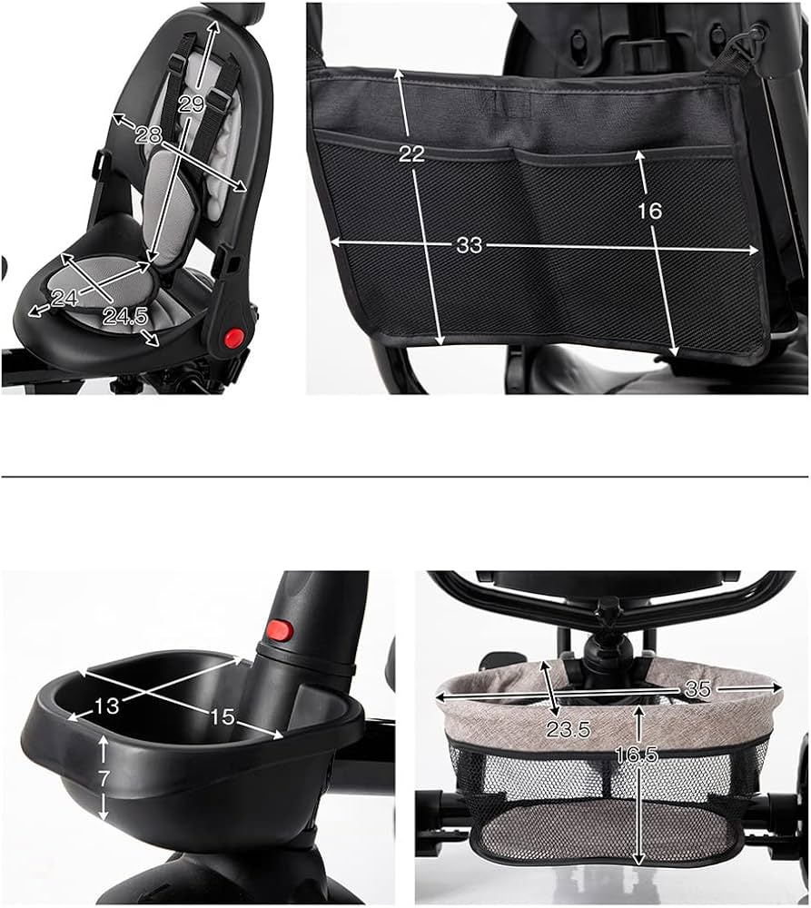 Amazon.co.jp: 子供用三輪車 折りたたみ かじとり 手押し棒 おしゃれ