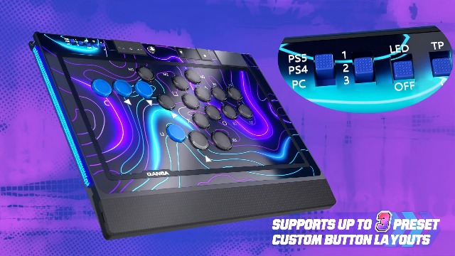 Qanba Sapphire S1 Leverless Arcade Controller Joystick for