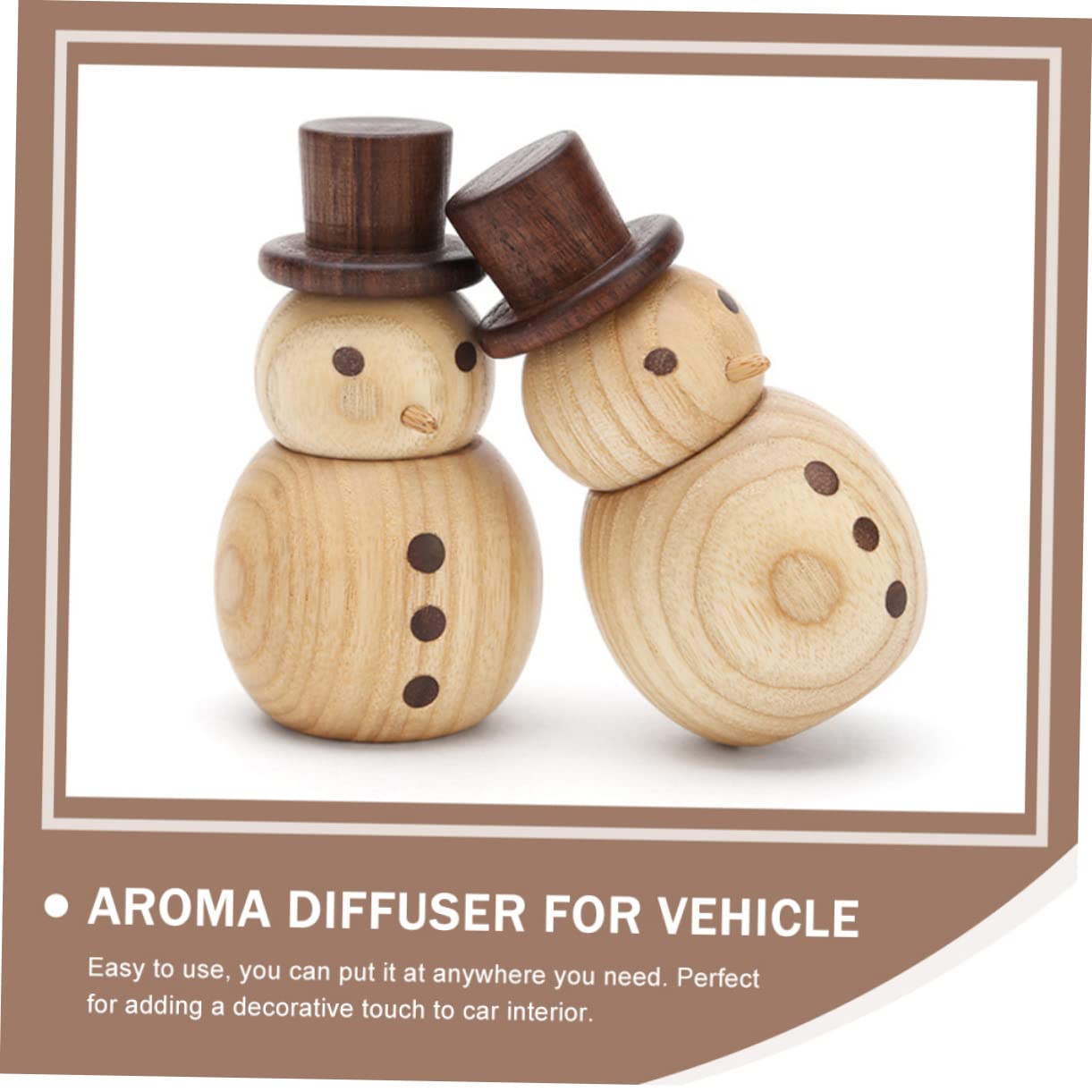 FRCOLOR 2St Aromazerstäuber Raumdiffusoren Diffusor-Schilf-Sticks Kerzenwachswärmer Room Fragrance Auto Innenraum ätherische öle Räucherholz im Auto Duftzerstäuber im Auto hölzern