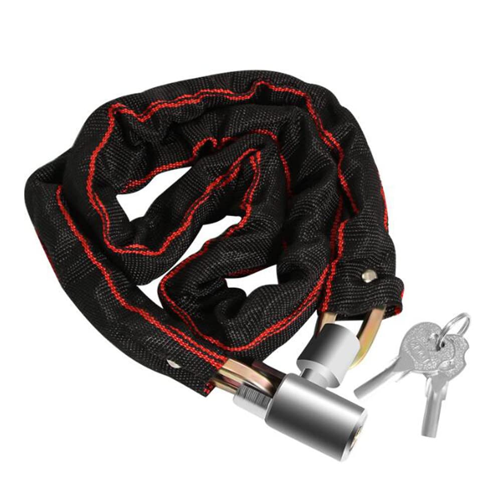Amazon.co.jp: XOYY 自転車 鍵 ロック チェーンロック 布カバー