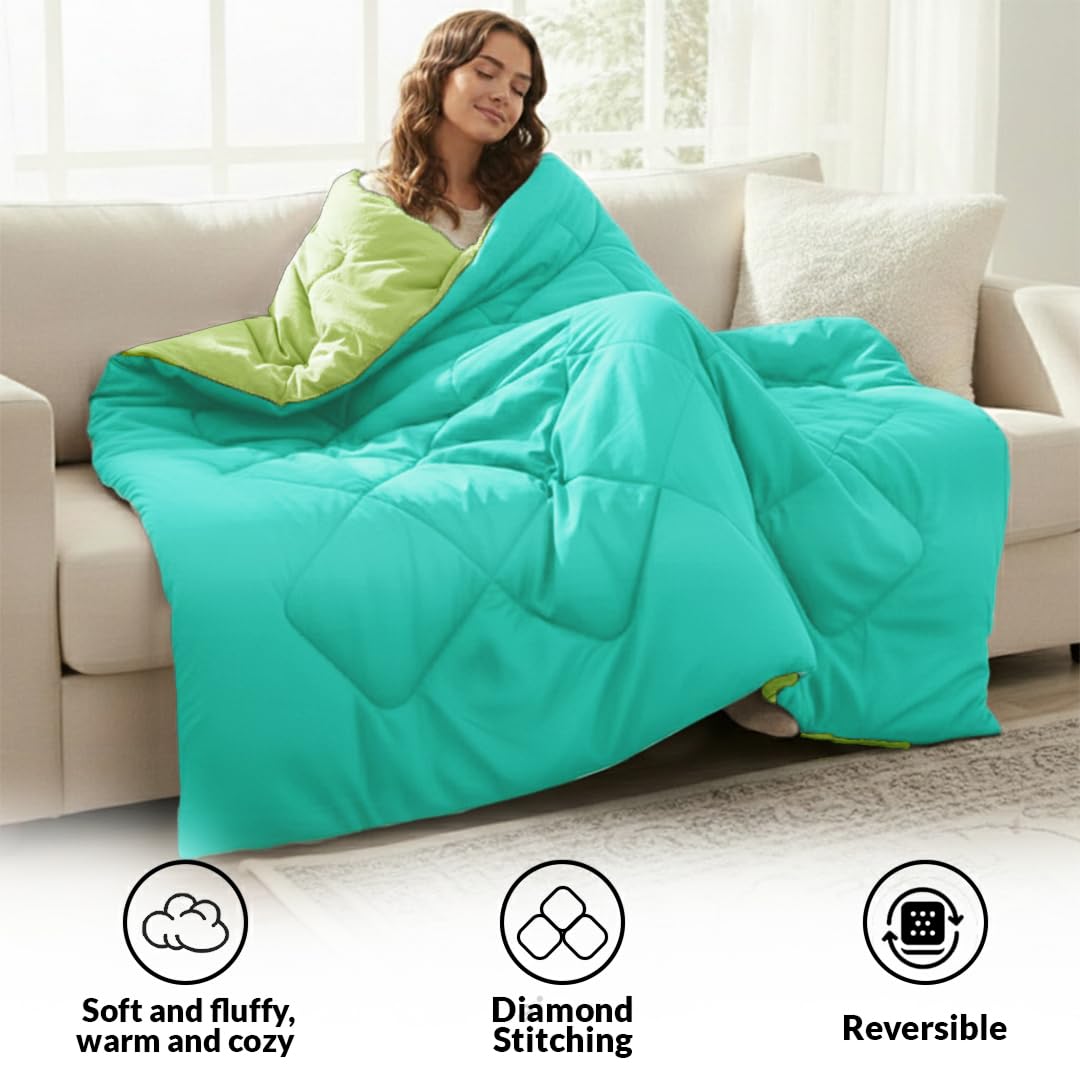 HOMEMONDE Double Comforter - Reversible Microfiber -2