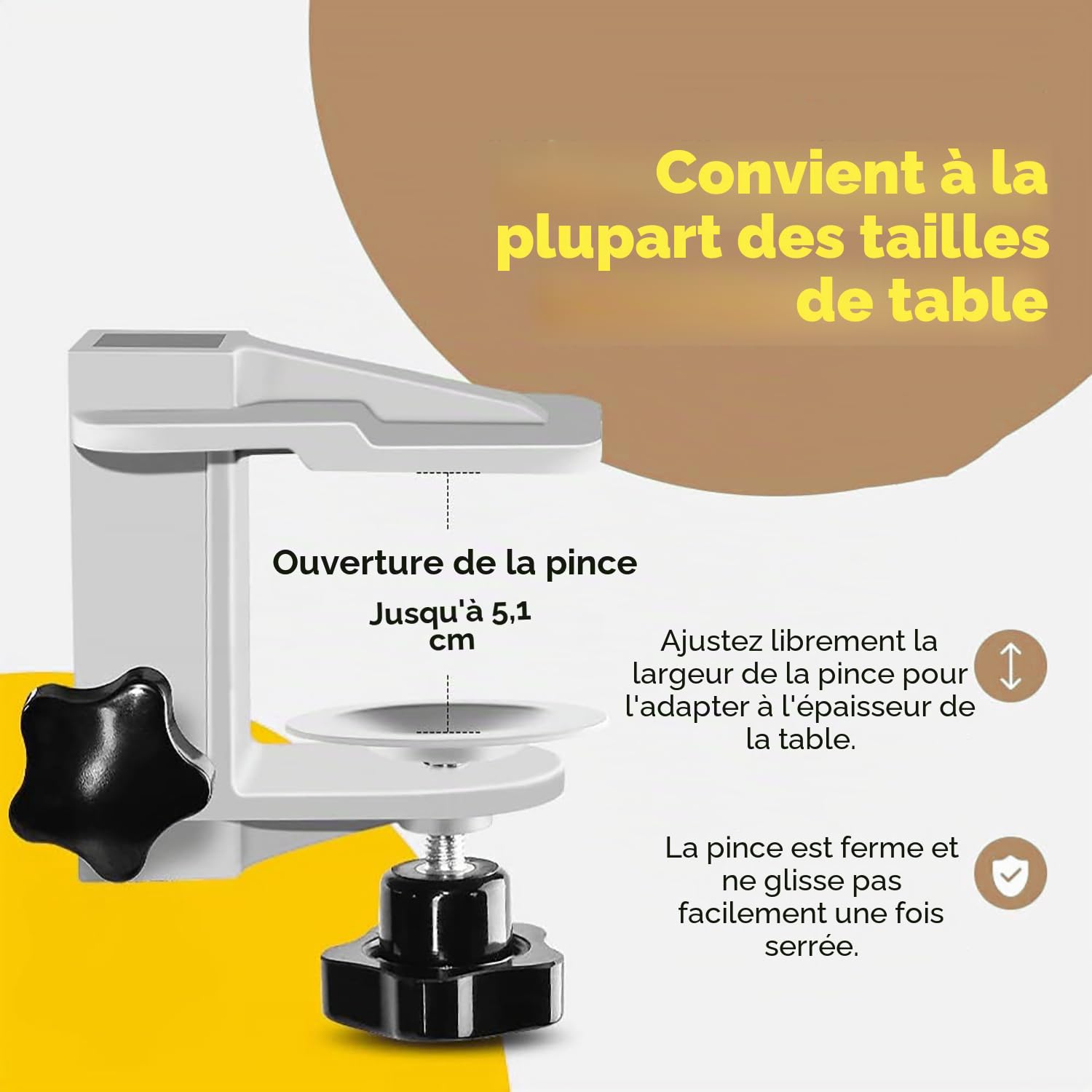 Bras de Toilettage Pliable,avec Pince, Boucle de Toilettage pour Chien et Deux Supports sans Position Assise,Réglable en Hauteur pour Grands et Petits Chiens,Argenté