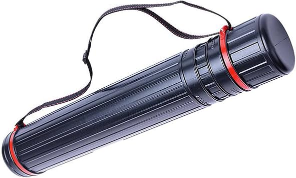 U/ D Expandable Document Poster Storage Tube with A Carry Strap with Lids Expands from 18 up to 28 Adjustable Carry Case for Paper Flip Chart