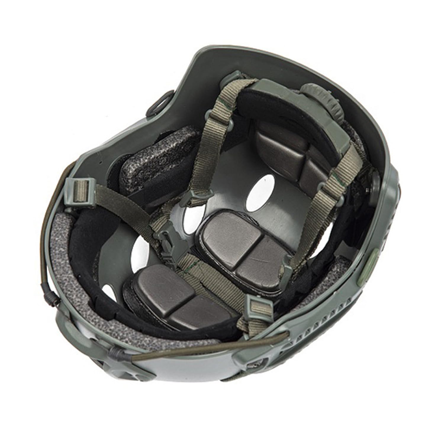 Casque Tactique Le Casque PJ avec Les Lunettes SWAT De Protection pour Combat CQB Airsoft Comdat Paintball
