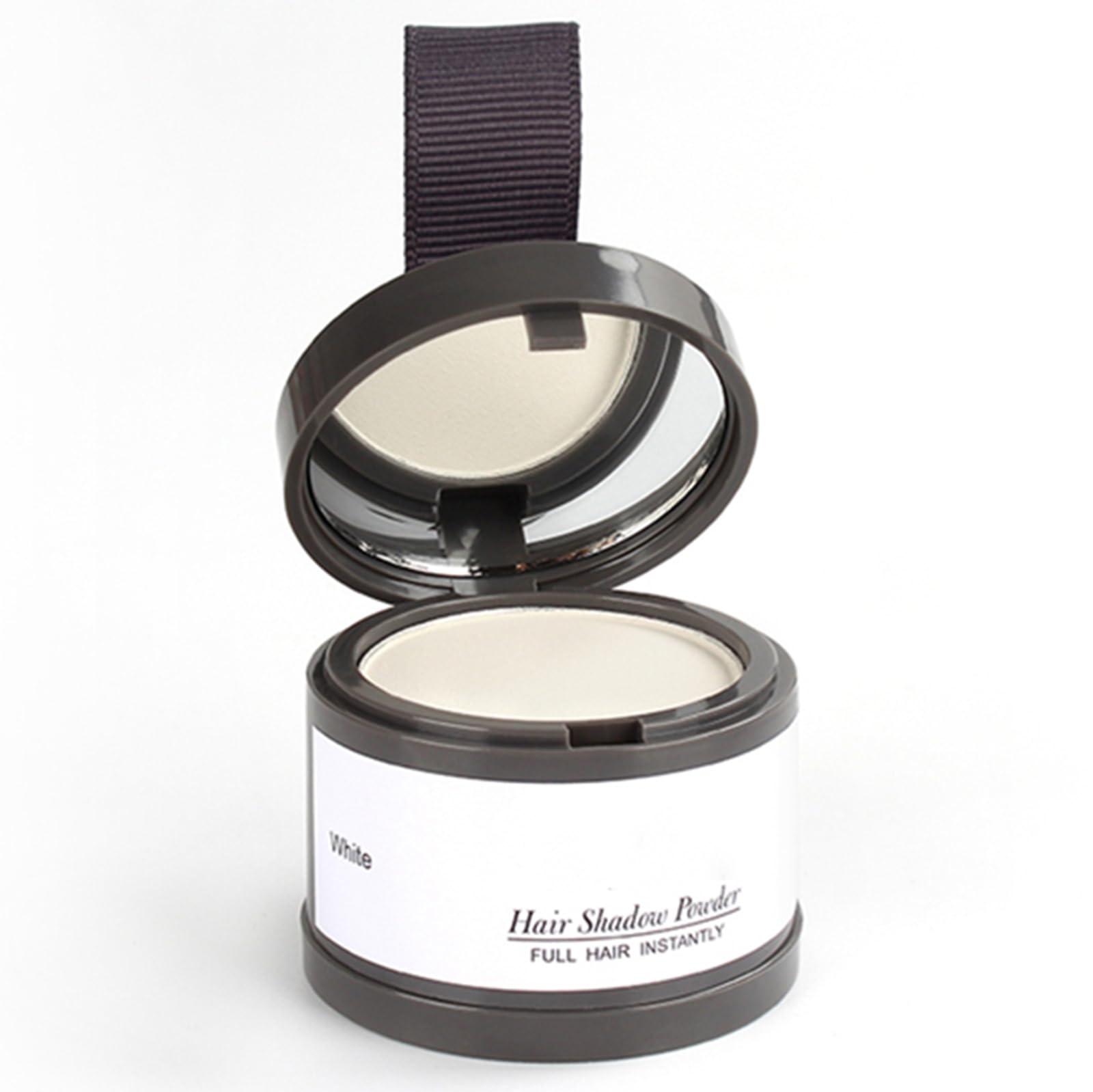 Hairline Powder (White) Hair Root Dye, Instantly Hair Color Shadow Cover Gray Hair Root, Hair Touch-Up, Thin Hair Powder 4g.