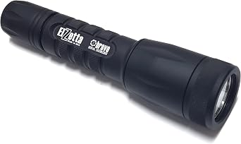 Elzetta Bravo B-452 2Cell Flashlight with Standard Bezel Ring, HC High Candela Head, and Click Tailcap 4500K