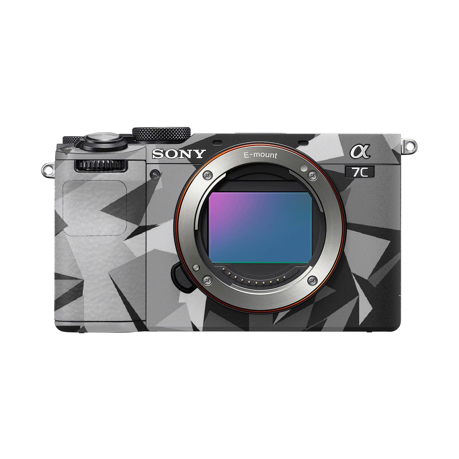 Camera Skin Compatible with Sony A7C Mark II (2023) - Mono Camo - Premium 3M Vinyl Protective Wrap Decal Cover - Easy to Apply | Crafted in the USA by MightySkins