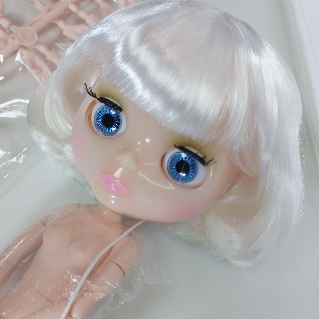 カスタムアイシードール 白いドレスと花かんむりセット 希少 半透明肌 Amazon.co.jp: 超レアタイプ半透明肌 アイシードール ホワイトショート