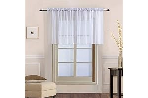 20 Inch Short Sheer Curtains for Small Window