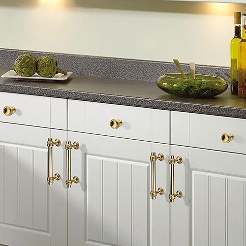 Miniatura 5 de Manijas de gabinete, manija de hardware cepillado para gabinete de cocina, manijas de muebles con barra en T, tiradores de cajones de puerta,