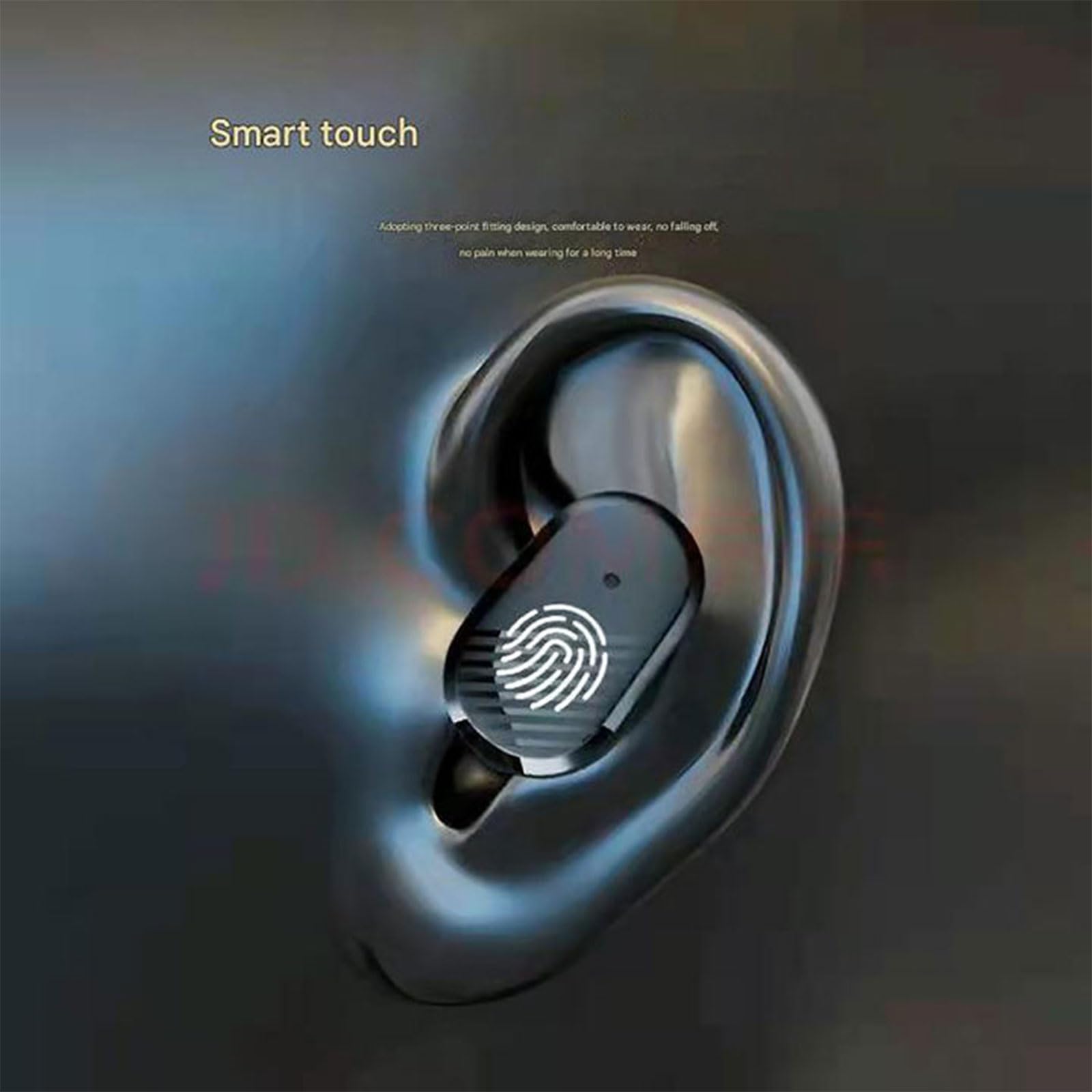 Echolabs Słuchawki douszne 2024, edycja 2024, IPX7, sportowy, wodoodporny, z wyświetlaczem LED, bezprzewodowe słuchawki douszne Bluetooth z redukcją szumów, do treningu, biegania, 3 szt