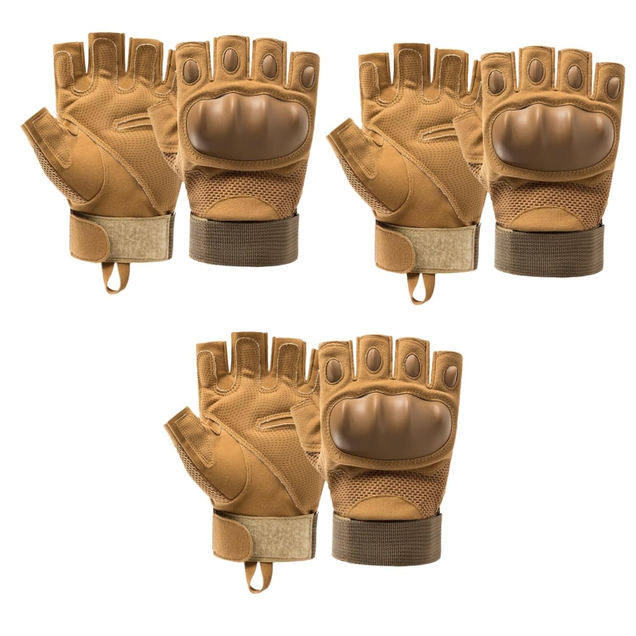 Sosoport 3 Pares De Guantes para Montar Guantes De Gimnasio Guantes De Fitness Manoplas para Hombre Guantes Deportivos Guantes De Ciclismo Al Aire Guantes Protectores De Manos