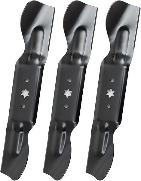 490-110-C187 742P05620 Mower Blade，Compatible with Cub Cadet ZT2 ZT3 Ultima 60 KW FAB - Mulching High Lift Blade，Compatible with Cub Cadet/MTD/Troy Bilt 60 Inch Deck, Replace 742-05620, 3 Pack