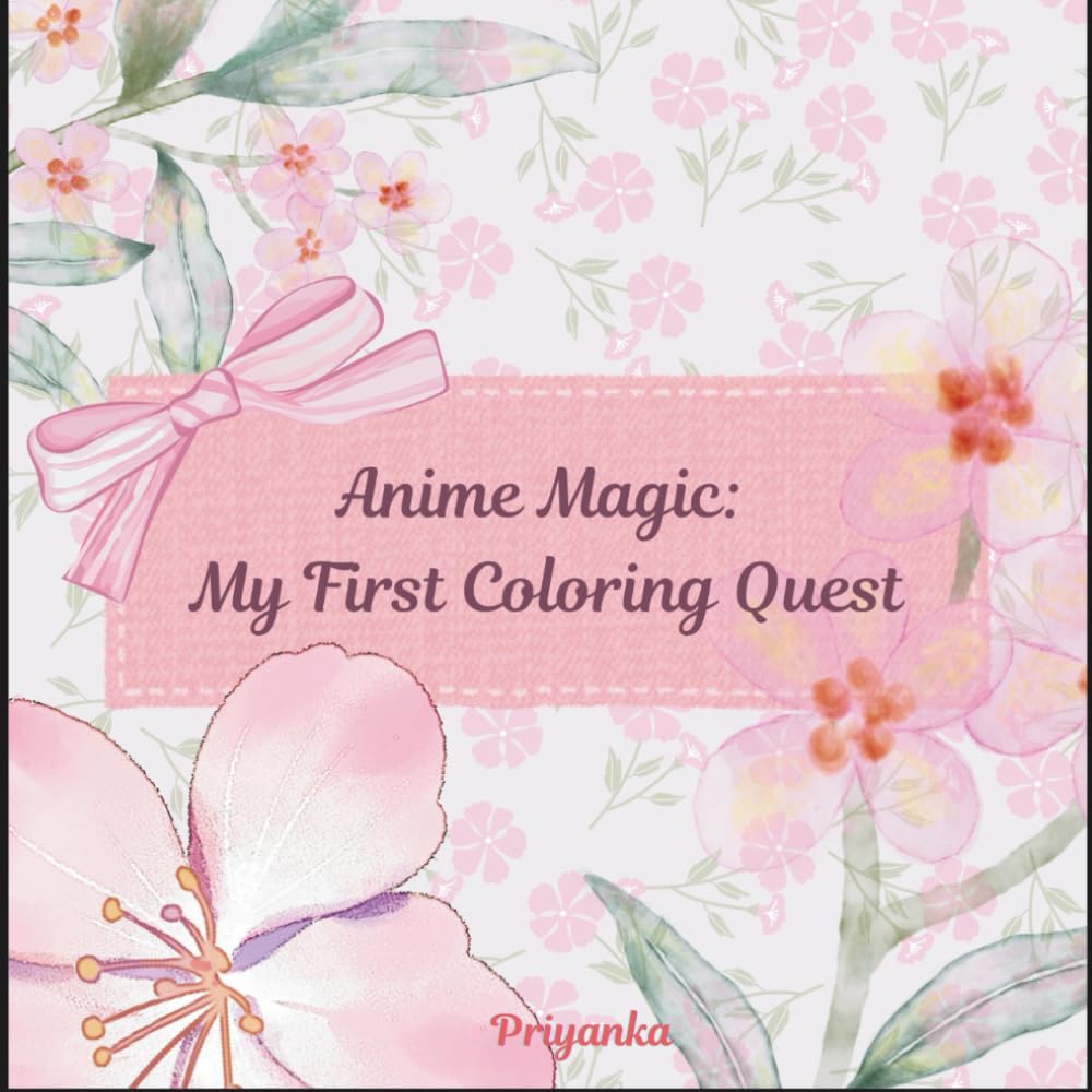 Anime Magi : My First Colouring Quest: Adult coloring book with cute anime girls colouring page