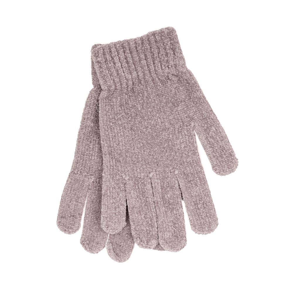 Undercover Ladies Thermal Chenille Knit Gloves GL148 Grey