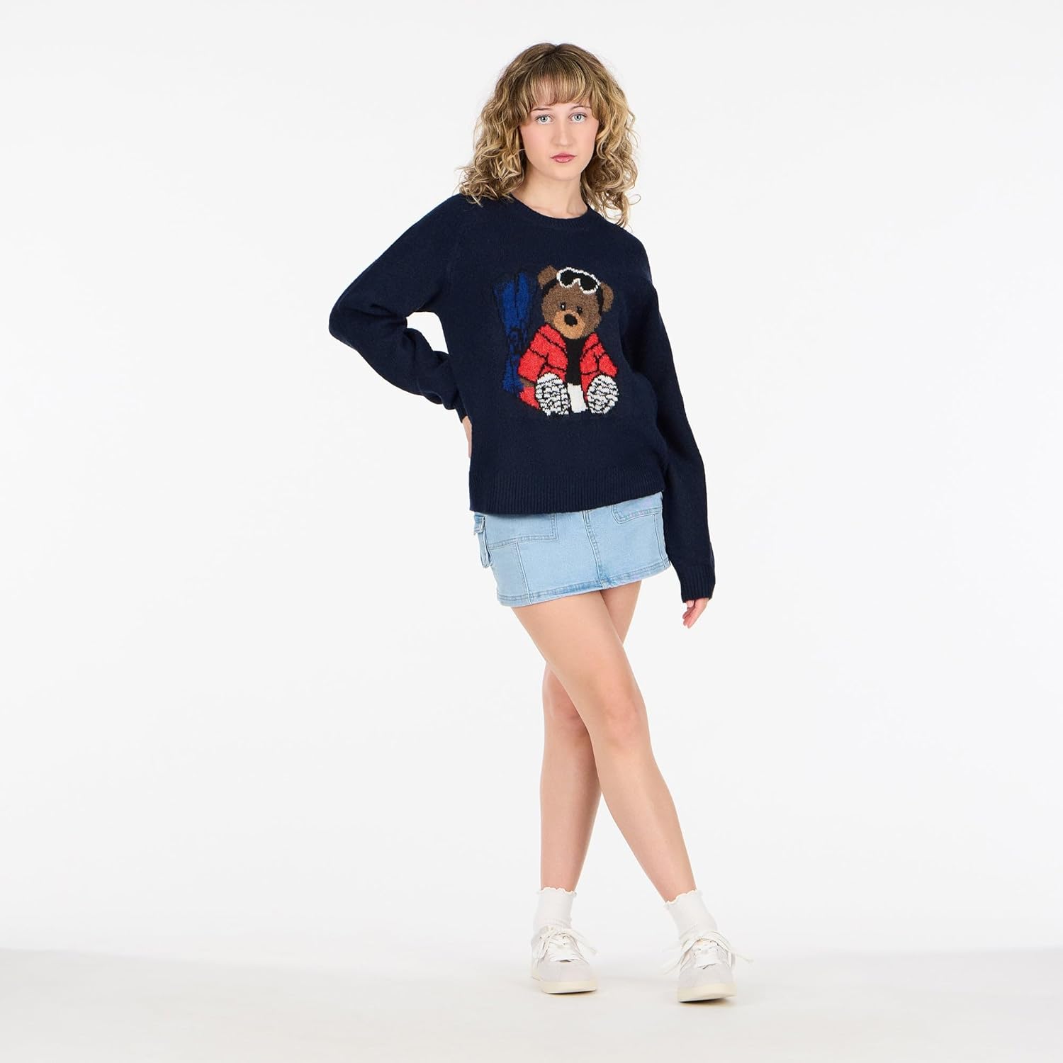 Forever 21 womens Sweater With Intarsia - Image 2