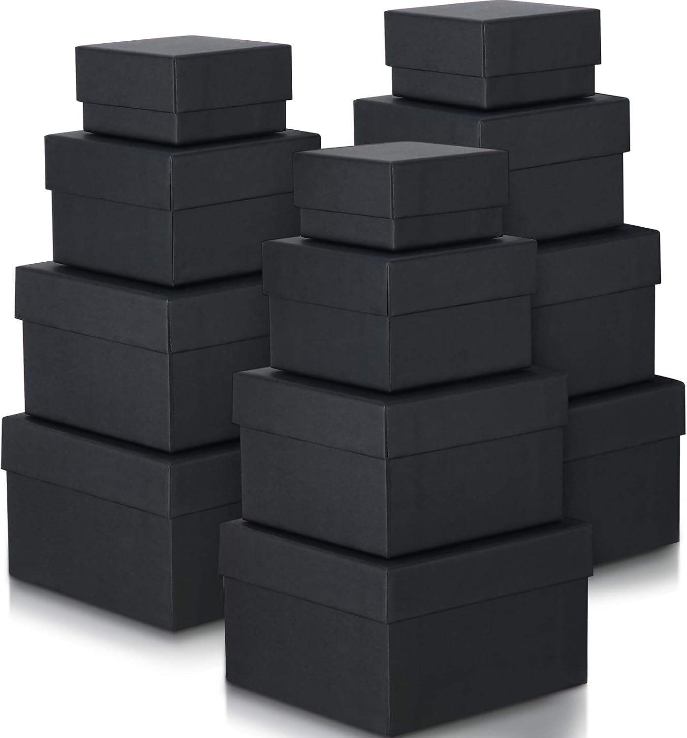 12 Pcs Square Gift Boxes with Lids Gift Box 4 Assorted