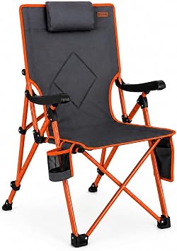 Madfox FlexLounge 3X Katlanabilir Kamp Sandalyesi (Steel Ember)