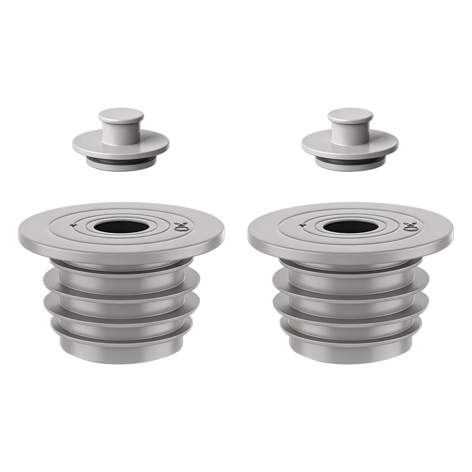 Flexible Silicone Pipe Sealing Cap Suitable for Bathroom and Kitchen Drainage Systems Double Purpose Drain Lid