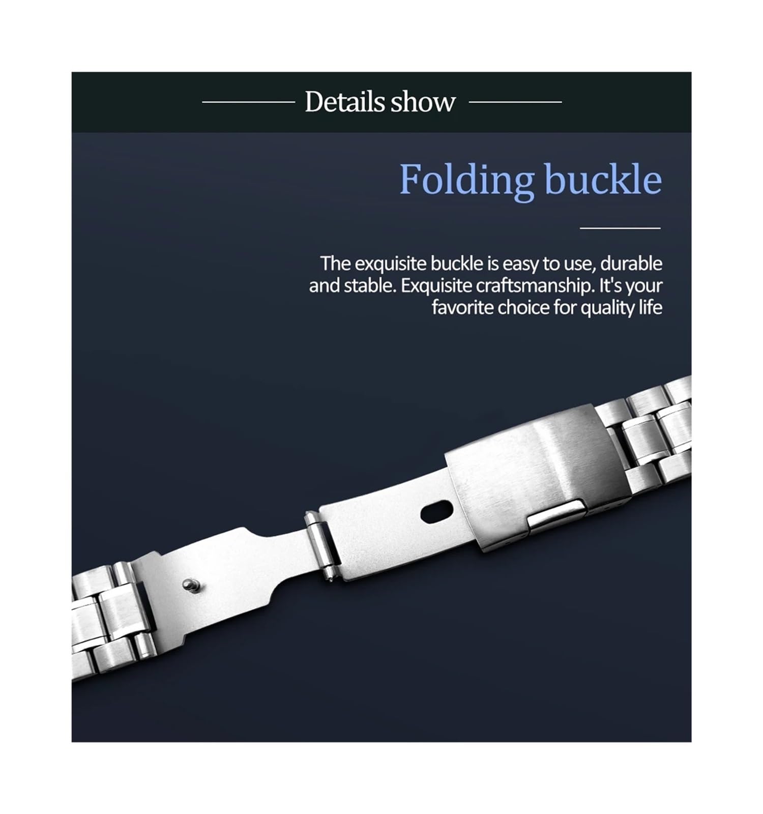 16 mm 18 mm 20 mm 22 mm 24 mm Solide en Acier Inoxydable Bracelet Bracelet Brace-bracette Montres Montres de Montres