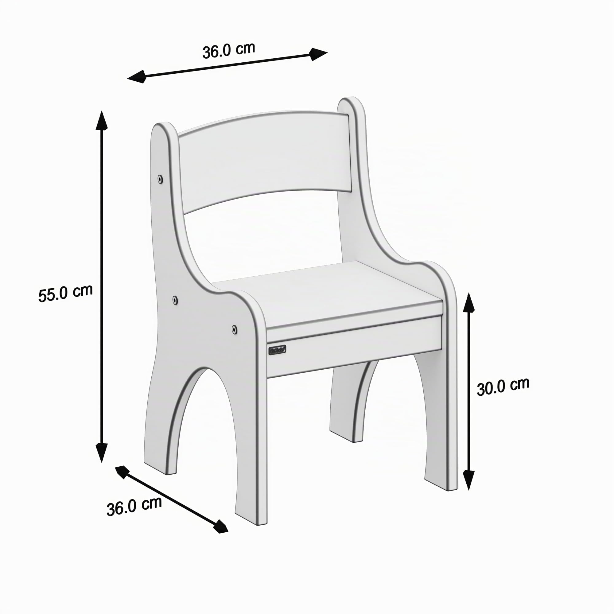 Original Levin Sitzgruppe von BioKinder® | Kindersitzgruppe Tisch & Stuhl aus Bio-Erlen-Massivholz, natürlich geölt
