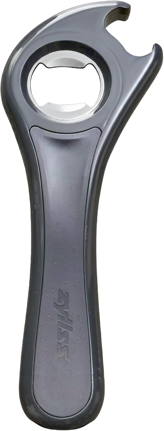 Zyliss 5 in 1 Opener, Can, Bottle and Jar and Tin Opener, Multi Function Opener for Tight Lids, Easy Opening for People with Mobility Issues/Arthritis