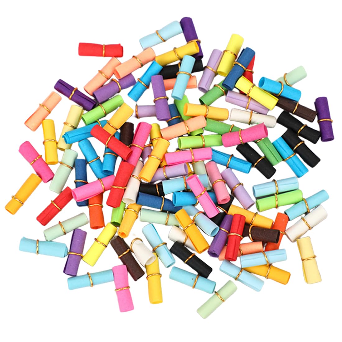 Petit Parchemin Capsules De Messages Rouleaux De Parchemin Miniatures Souhaits, 200 pièces