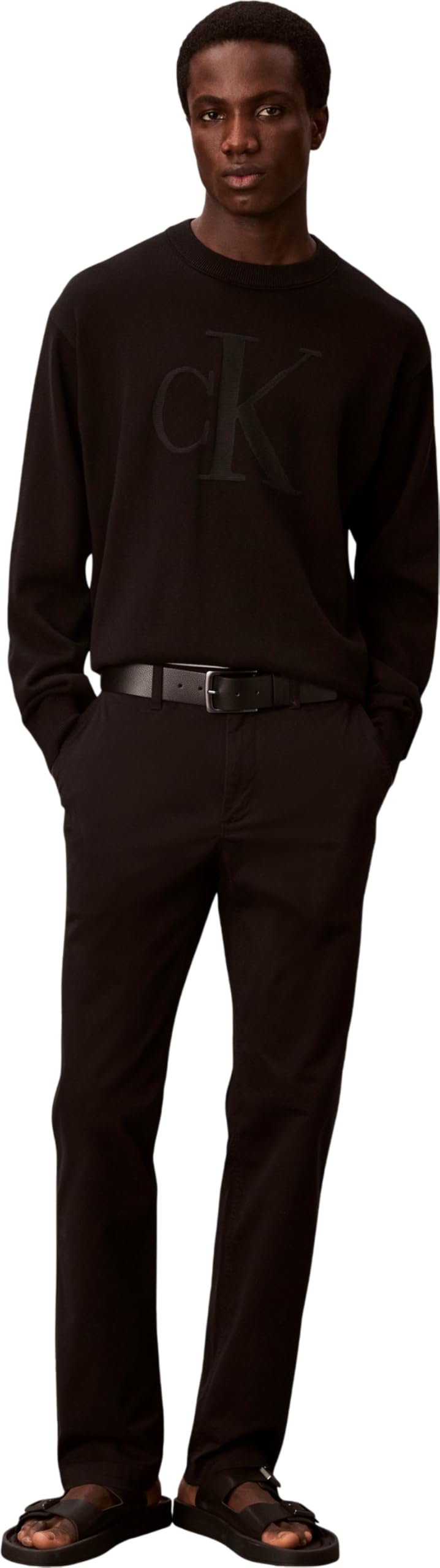 Calvin Klein Herren Lässige Hose Slim Comfort Cotton Chino Pant Lv04rf618g