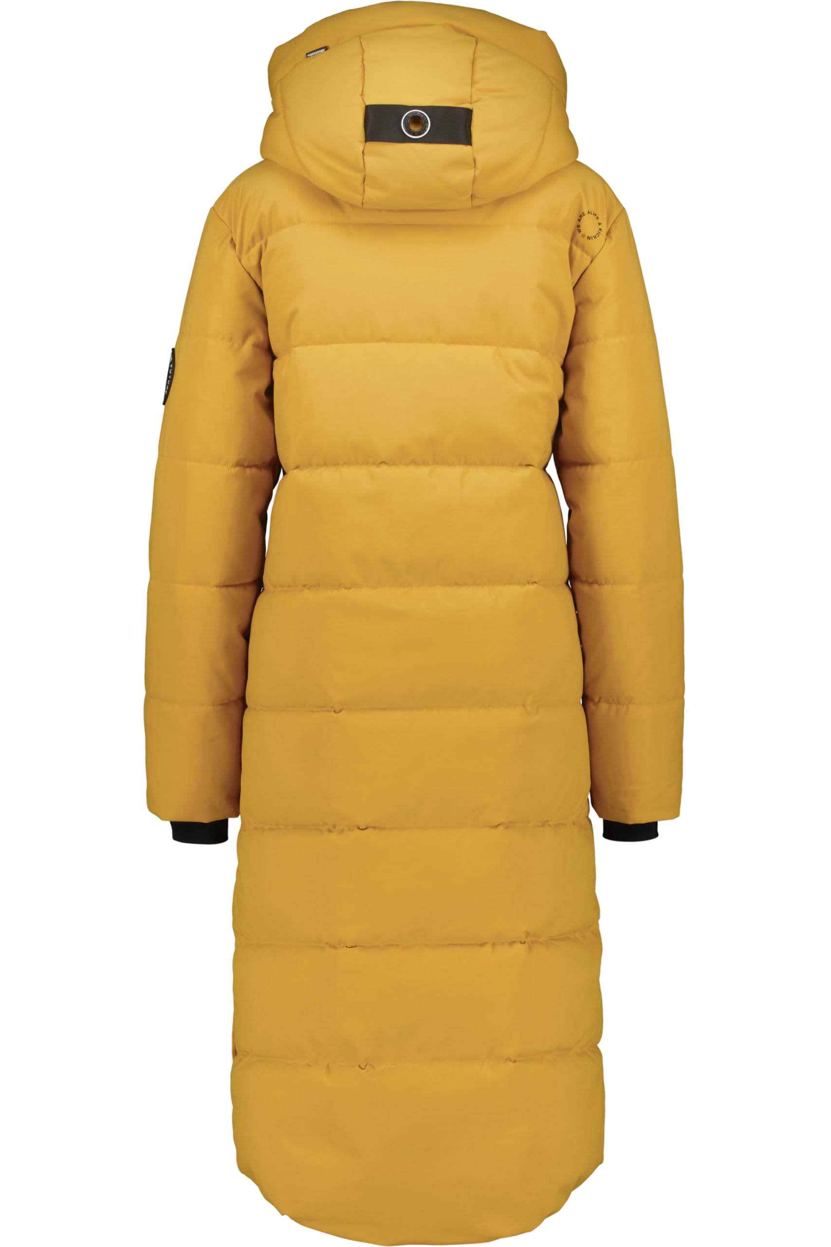 ALIFE AND KICKIN KatiaAK A Puffer Coat - Winterjacke Damen mit Kapuze, langer Wintermantel in Daunenoptik, warme Steppjacke, Damen Winter Oberbekleidung Damen Steppjacke, Winterjacke camel XXL