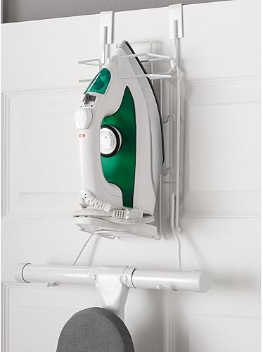 Deahun Mainstays - Soporte para plancha y tabla de planchar sobre la puerta