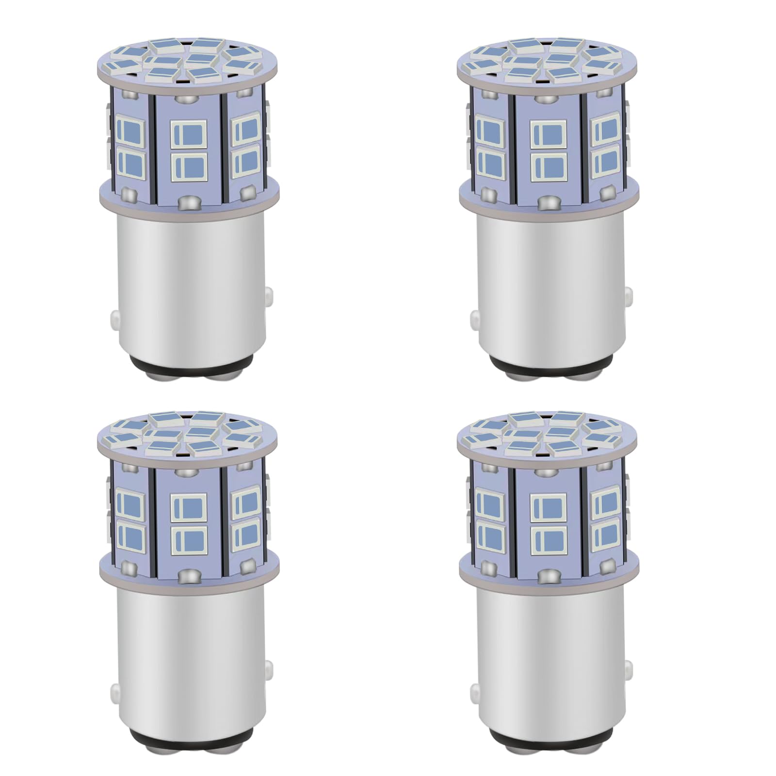 LEDYOTRY 1157 Red Brake Tail Lights 4-Pack