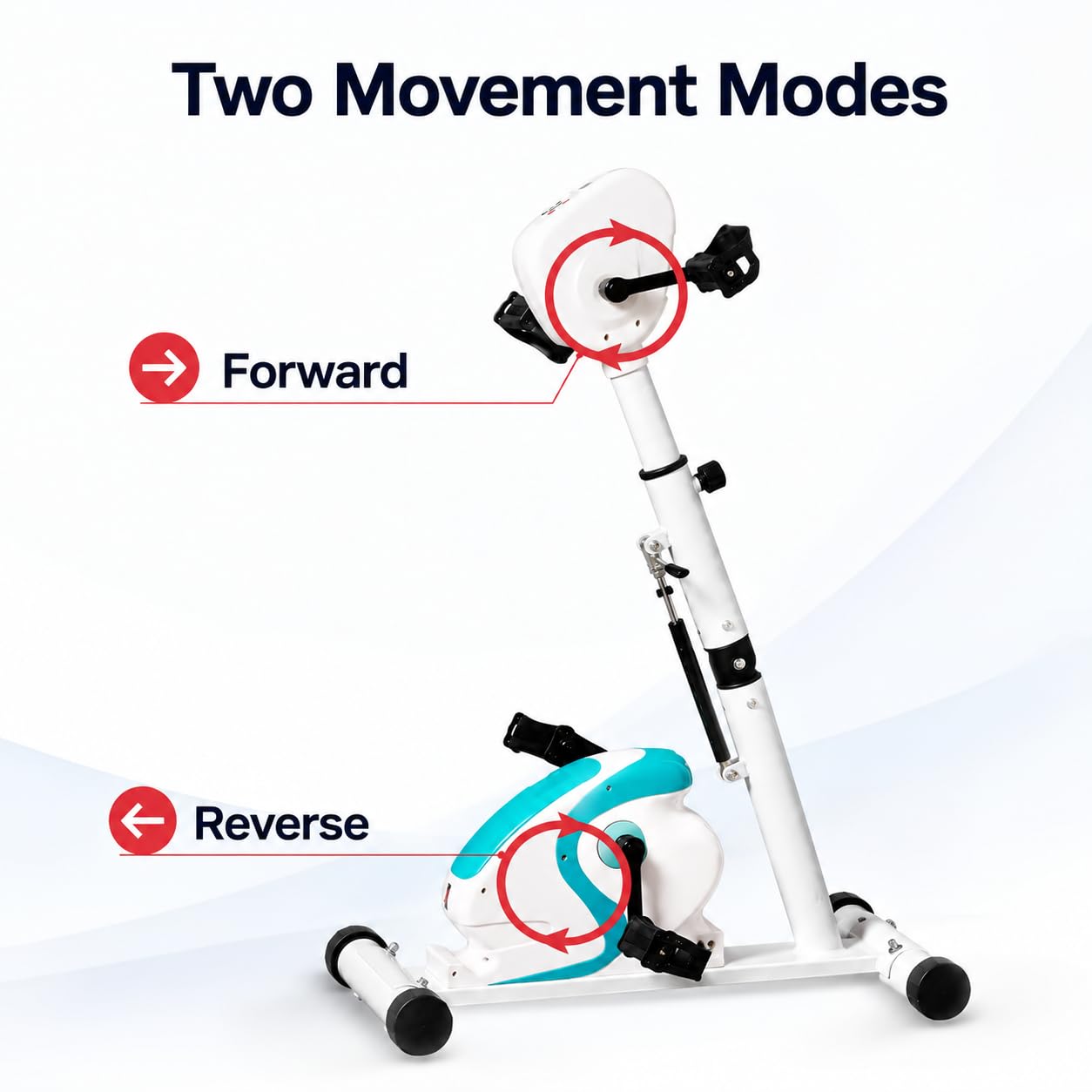 Home Elektryczny rower treningowy, ćwiczenie pedałowe z wyświetlaczem LCD, Elektryczna maszyna rehabilitacyjna dla osób starszych i niepełnosprawnych, idealny do treningu odwykowego w domu