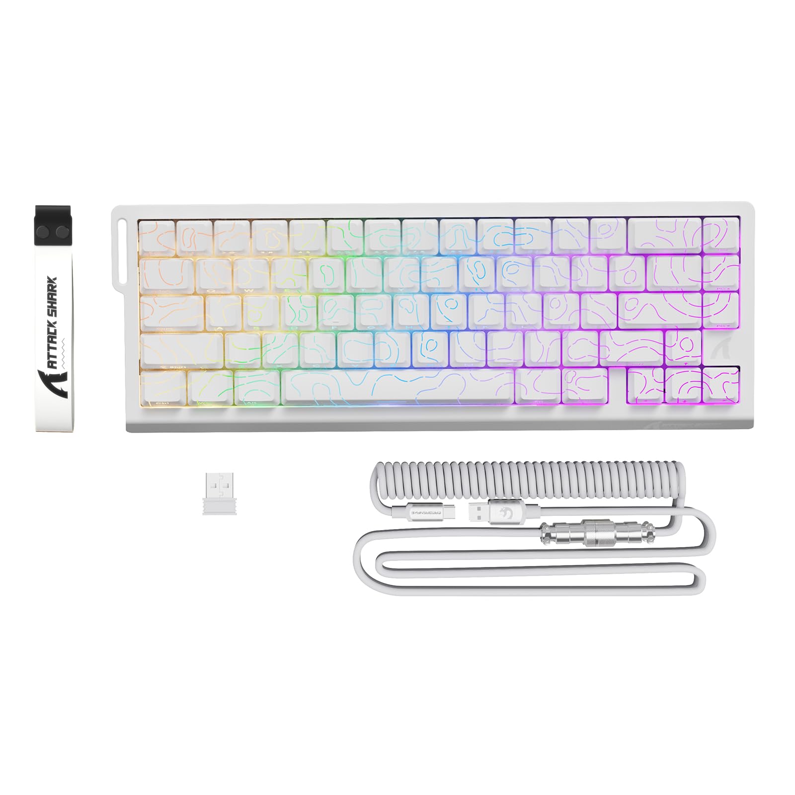 【新品未開封】ATTACKSHARK X68PRO HE RGBラピッドトリガー Magnetic Keyboard 0.01mm Precision | 8000Hz Gaming