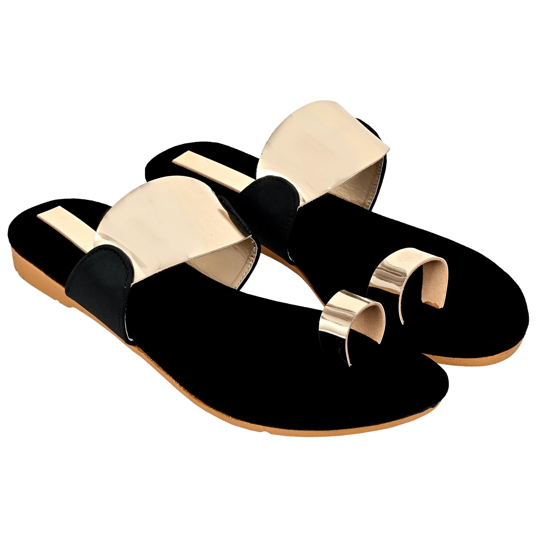 ALTEK Womens Flats Antiskid Slippers Velvet Cloth Gold Chappal 8 UK - 13132_flt_gold_120_8 (B0CK4V4GT3) Amazon Price History, Amazon Price Tracker