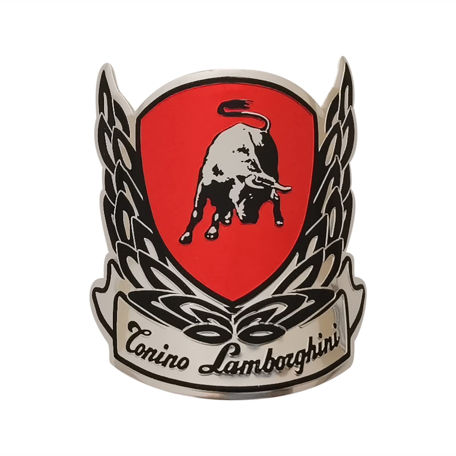 Gepinke Bike Badge Soft Aluminum Alloy Decals Stickers for MTB BMX Folding Bicycle Front Frame Cycling Accessories Emblem Tube DIY (Little Bull)