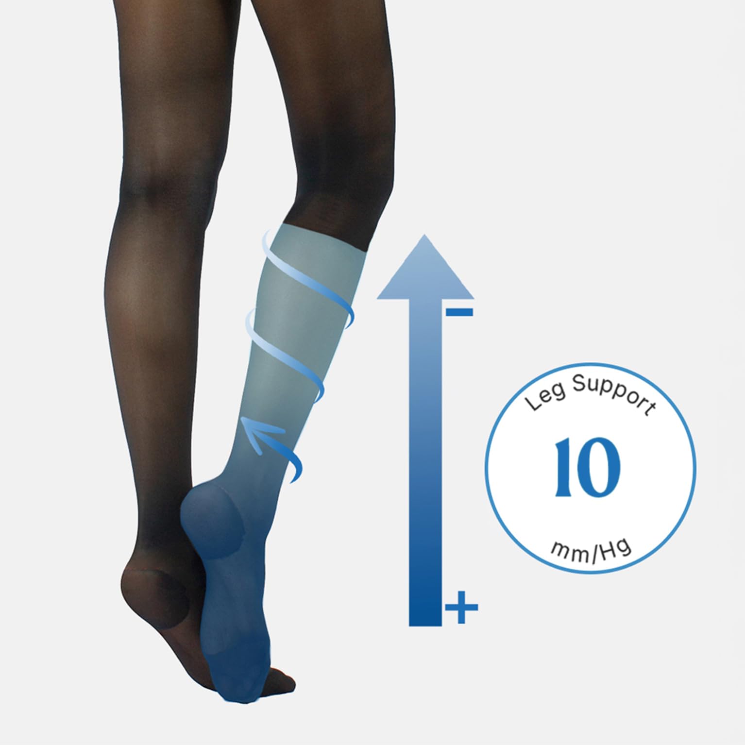 CALZITALY Collant Riposante, Compressione Forte 10mm/Hg, 70 DEN, S, M, L, XL, XXL, 3XL, 4XL, Made in Italy